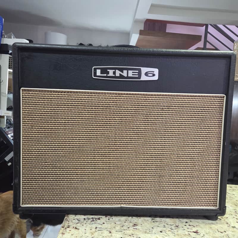 Line 6 Flextone III Plus 75-Watt Mono / 150-Watt Stereo 1x12" Digital Modeling Guitar Combo 2003 - 2009 - Black image 1