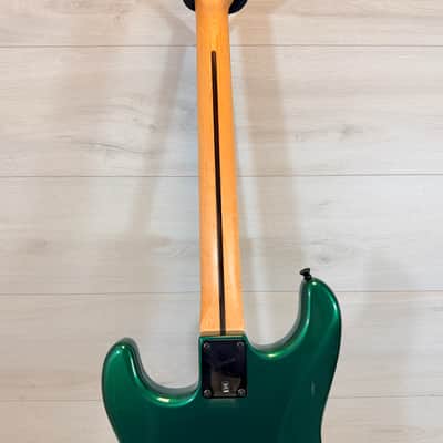 Squier Bullet Strat HSS Electric Guitar Metallic Green 2014 - Metallic Green image 9