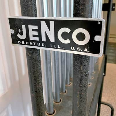Jenco 1.5 Octave Chrome 1" Tubular Orchestral Chimes w/Foot Damper image 4