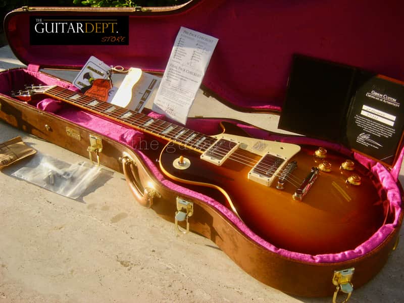 ✮PRISTINE!✮2017 Gibson Custom Shop Les Paul R8*1958 Reissue ✮BOURBON BURST✮8.9 LBS✮CUSTOMBUCKERS!✮58*R9 image 1