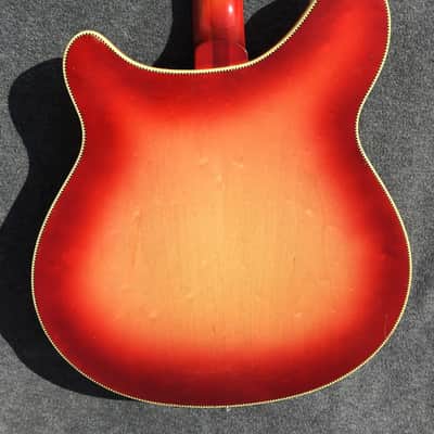 Rickenbacker 360 1967 - Fireglow Red Sunburst - Thinline Hollow Body image 12