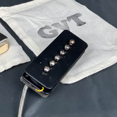 General Vintage Tone 50s P90 Soap Bar pickups Hand wound double CAB Bone 49.2mm Pole Bone image 9