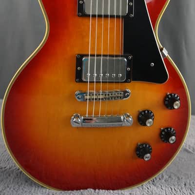 Aria Pro II Custom Single Cut Electric Guitar Cherry Sunburst MIJ image 1