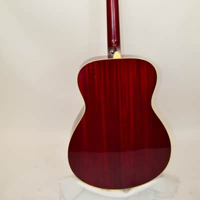 Yamaha FS-TA TransAcoustic Concert Acoustic Electric Guitar, Ruby Red image 11