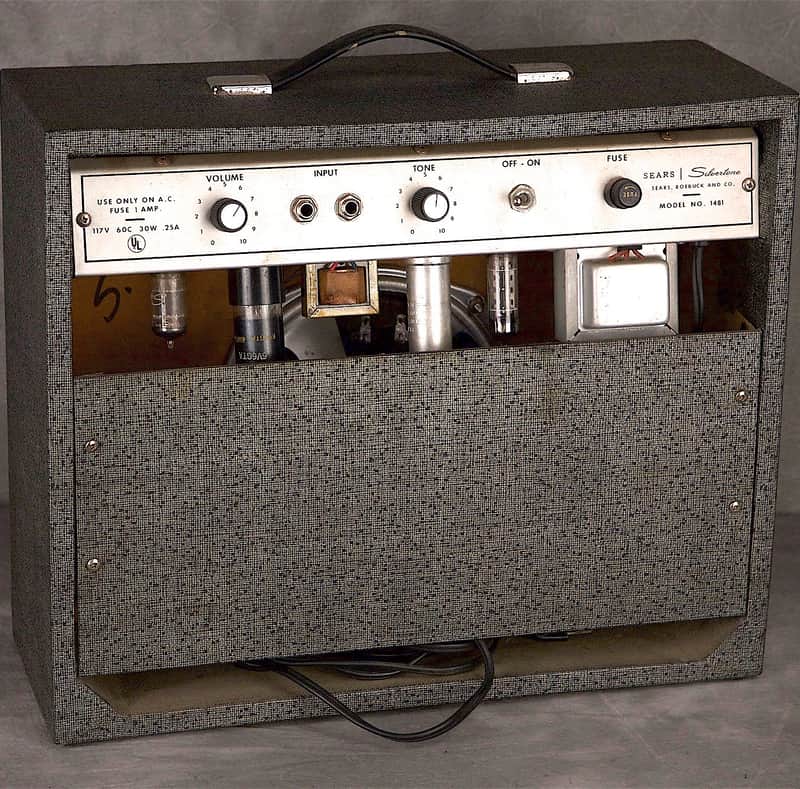 Silvertone Model 1481 5-Watt 1x8 Guitar Combo image 4