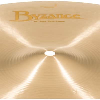 Meinl Byzance Thin Crash 16", B16JTC, Jazz Finish - Crash Cymbal image 3