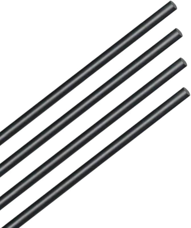 StewMac ABS Plastic Side Dot Material, Black, 1/16" Diameter - 4 Pack image 1