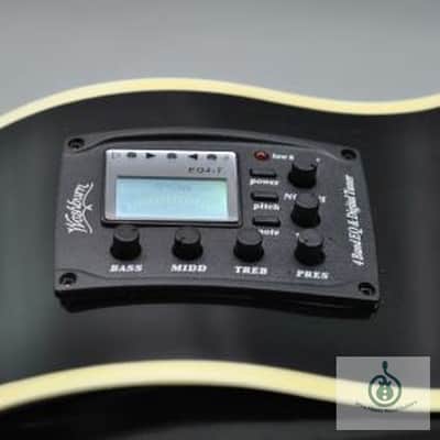 Washburn EA12B Mini Jumbo Acoustic-Electric  w/ Basswood Top, Back & Sides Free Shipping image 3