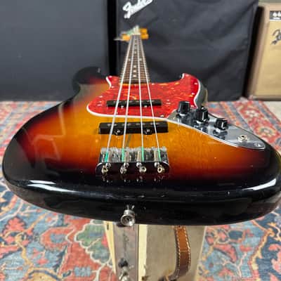 1962 Fender Jazz Bass Reissue Model JB62-80 Alder USA Pickups - 1993 image 12