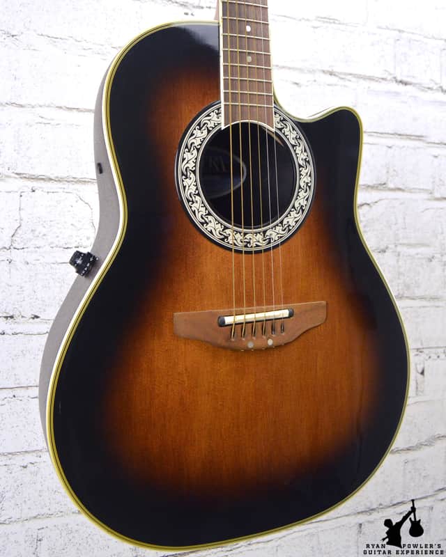 Vintage 1980s Ovation Model 1527 Ultra Series Sunburst w/ OHSC