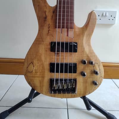 ESP LTD B-205SM Fretless Bass Guitar 2019 - Present - Natural Satin image 1