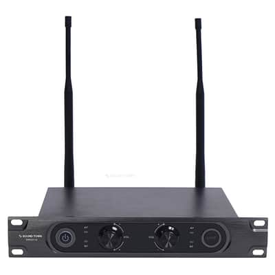 SWM22-U2 Series | Metal 40-Channel Rack Mountable UHF Wireless Microphone System with 2 Metal Handheld Wireless Microphones for Church, Business Meeting, Outdoor Wedding and Karaoke-SWM22-U2HH image 4