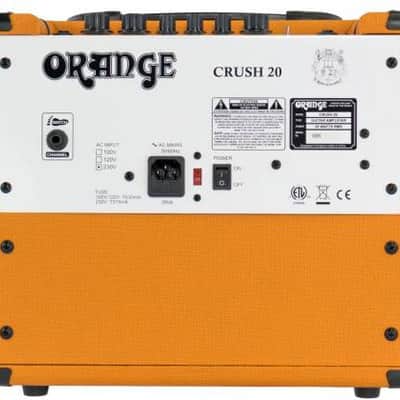 Orange Crush 20 20w 1x8" 2 Channel Guitar Combo Amp image 3