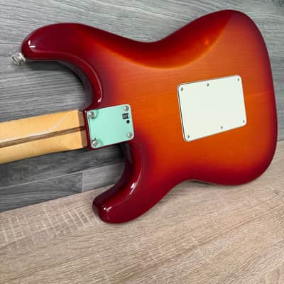Fender Standard Stratocaster HSS Plus Top w/ Floyd Rose Cherry Guitar #2954 image 14