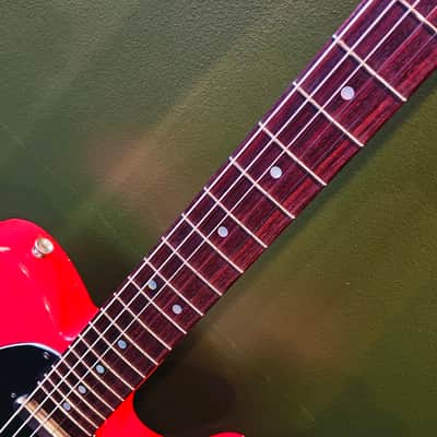 Belle Guitars Teg Custom, Fiesta red - medium relic image 9