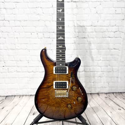 PRS Custom 24 Piezo 10-Top Black Gold Burst 2024 image 1