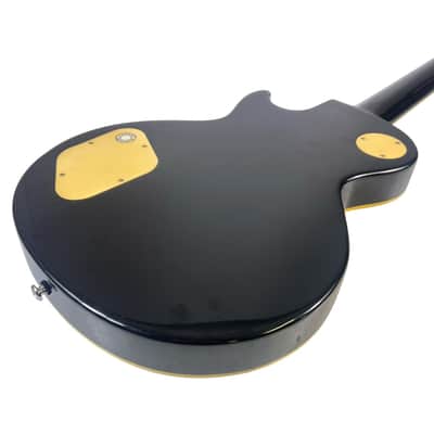 2000 Epiphone 7-String Les Paul - Transparent Black image 13