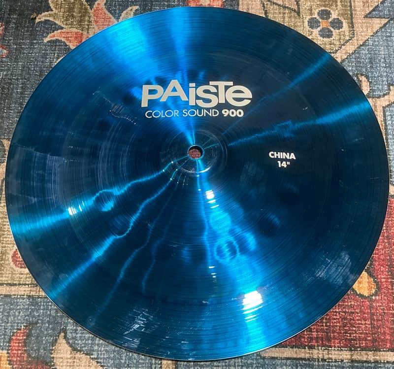Paiste 14 Inches Color Sound 900 Blue China Cymbal *OPEN BOX* image 1