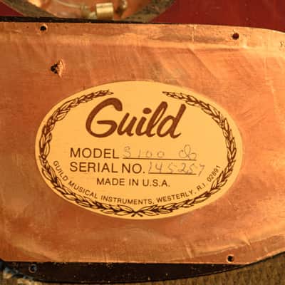 Guild - 1976 S-100 Polara Electric Guitar - Cherry - w/OHSC - x5257 - VINTAGE image 25