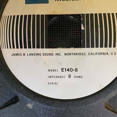 JBL E-140-8 70’s-80’s - Black image 2
