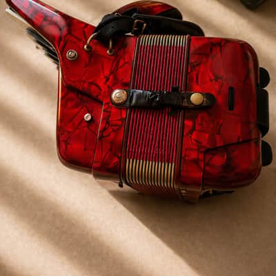 Scandalli L620/246 Finales años 50 - ➡️ Red Pearl (Rojo perlado) image 8