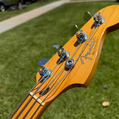 2014 Fender Steve Harris Blue Sparkle P Bass - MIJ Japan -Iron Maiden image 12