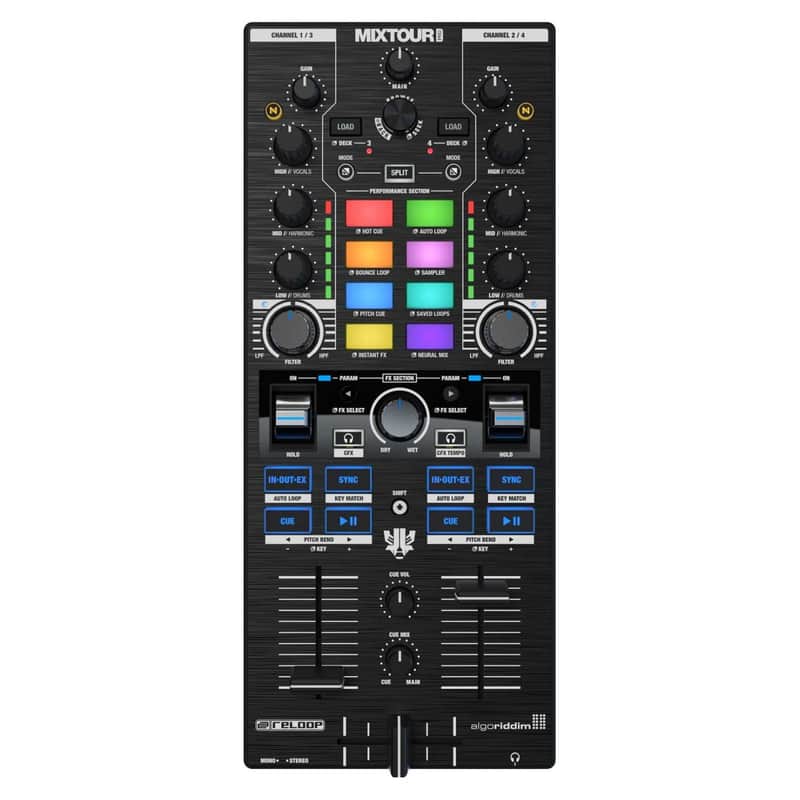 Reloop Mixtour Pro Portable Performance 4-Deck DJ Controller *USA Small Business* image 1