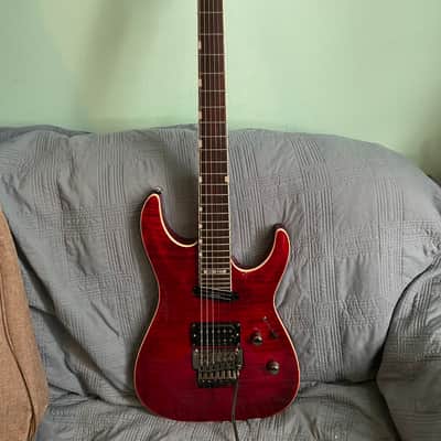 ESP LTD MH-327 2021 - See Thru Red 27 fret image 1