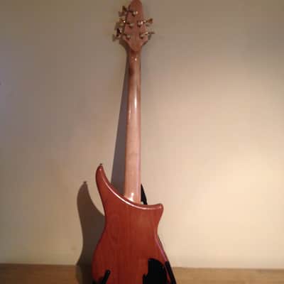 Alembic Epic 5 string Left Hand Bass Natural Wood Finish image 7