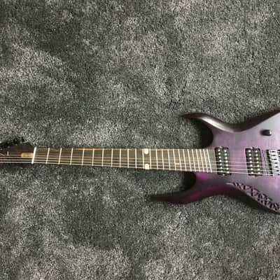 OD Guitars Rhea 7 Multiscale 2016 Gothic Purple image 4