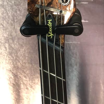 Spector NS Dimension 4 Electric Bass Guitar Multi-Scale with Gig Bag Super Faded Black Gloss image 2