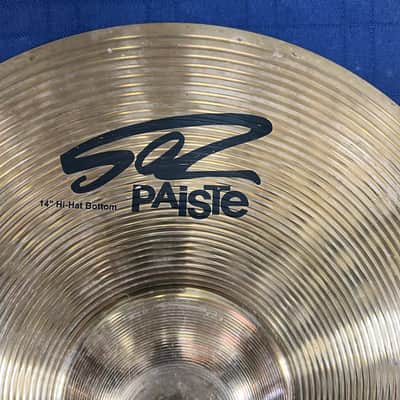 Used Paiste 502 14" Bottom Hi Hat Cymbal 1182 grams Made in Germany image 2