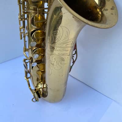 Vintage Silvertone Tenor Saxophone with Mouthpiece, Hard Case – Ready to Play 🎷 image 18