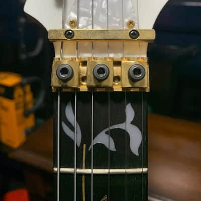Ibanez JEM7V-WH Steve Vai Signature with Ebony Fretboard 1993 - 2003 - White image 8