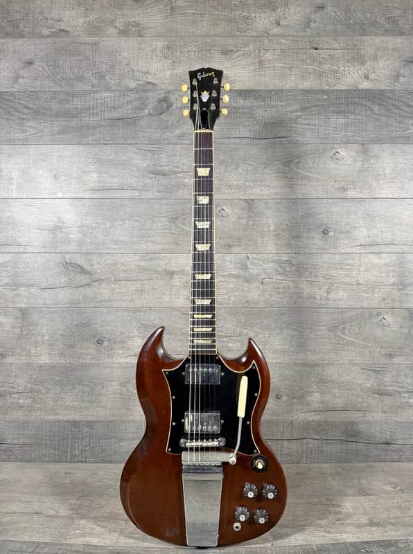Gibson SG Standard with Maestro Vibrola 1970 - Cherry image 1