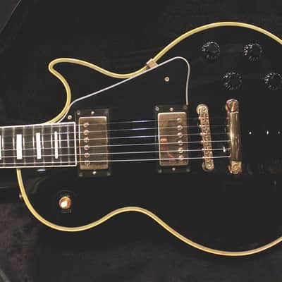 Orville by Gibson LPC-57B Les Paul Custom Black Beauty (1993) MIJ Fujigen – Ebony, Japan Vintage image 2