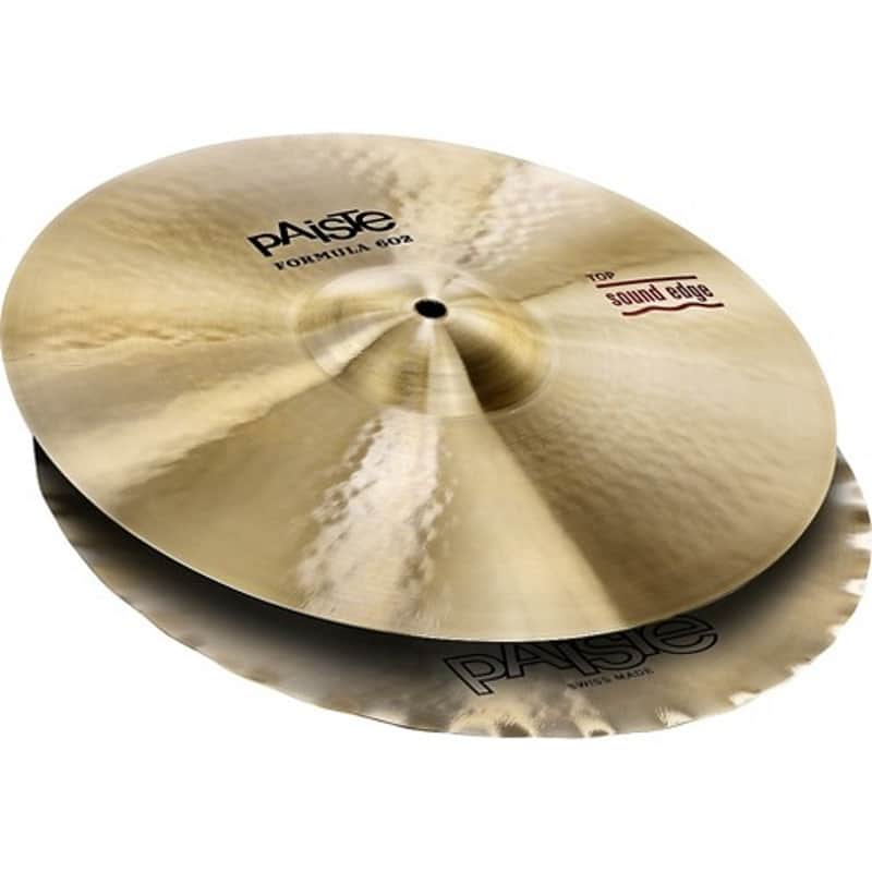 Paiste 14" Formula 602 Classic Sound Edge Hi-Hat Cymbals (Pair) 2023 Traditional image 1