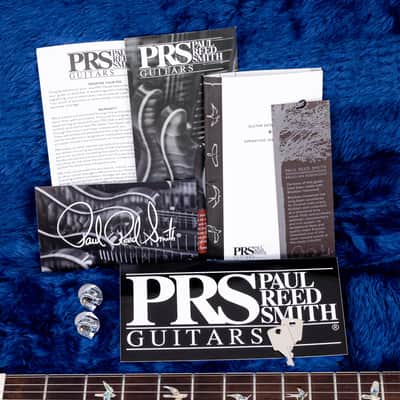 2018 Paul Reed Smith Wood Library McCarty 594 10 Top Obsidian Korina & Brazilian Rosewood w/ Case, Tags image 15