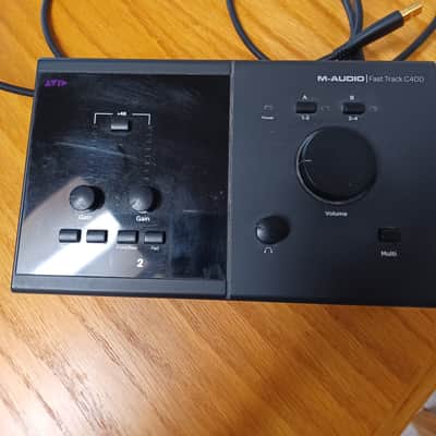 M-Audio Fast Track C400 USB Audio Interface 2010s - Black image 2