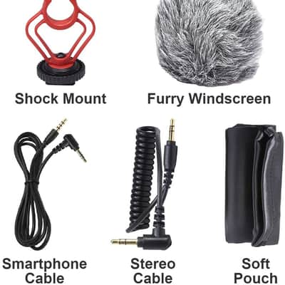 Vidpro XM-cm Compact Micro Video Microphone with Integrated Shock Mount image 5