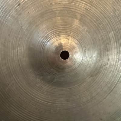 Zildjian 14" Vintage Zildjian Hi Hats 50's Stamp Top 70's Thin Stamp Bottom 50's/70's image 4