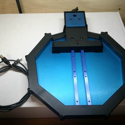 Synesthesia Mandala Drum V3 - USB & 5-PIN MIDI Controller Pad - Black and Blue image 7