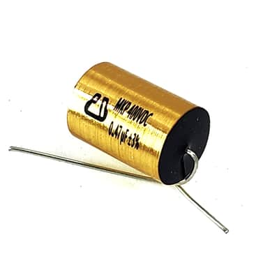 PAN OCEAN .47UF 400V METALLIZED POLYPROPYLENE CAPACITOR - GOLD image 2