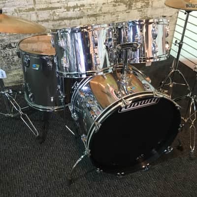 Ludwig Chrome Over Wood 1980s Chrome image 2