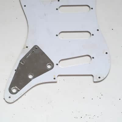 Vintage 1998 Fender Stratocaster USA MIM Pickguard 3 Ply White Relic Guitar Strat Nautral Patina image 20