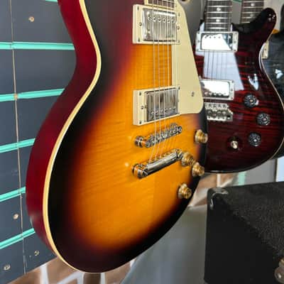 Epiphone Les Paul Standard 1959 Aged Dark Burst 2022 Electric Guitar image 3