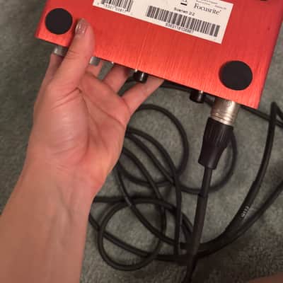 Focusrite Scarlett 2i2 USB 2.0 Audio Interface 2011 - 2016 - Red / Black image 6