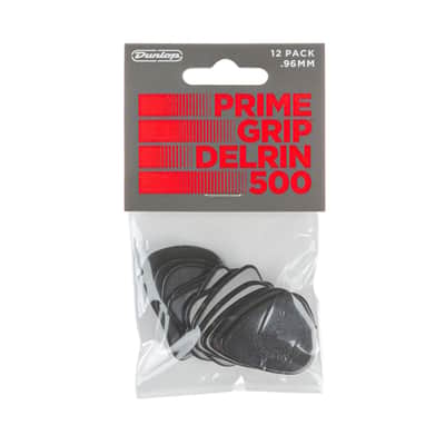 Dunlop 450P096 Prime Grip Delrin 500 .96 mm Player's Pack/12 image 1