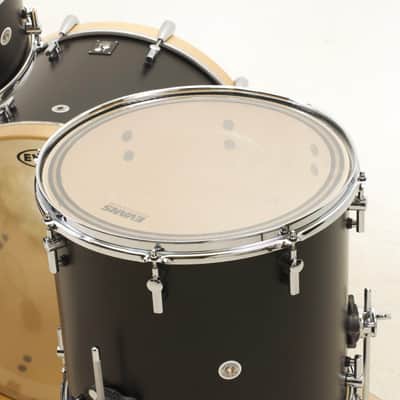 Sonor SQ1 4-pc Shell Pack in GT Black, 12/16/22/14 (322 Set NM-MH GTB plus 1465 SDW Snare) image 6
