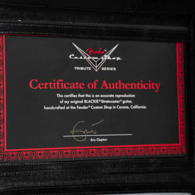 Fender Stratocaster Eric Clapton Blackie Tribute 2006 image 24